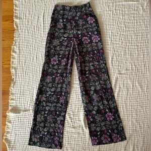 Never worn printed Zara pants